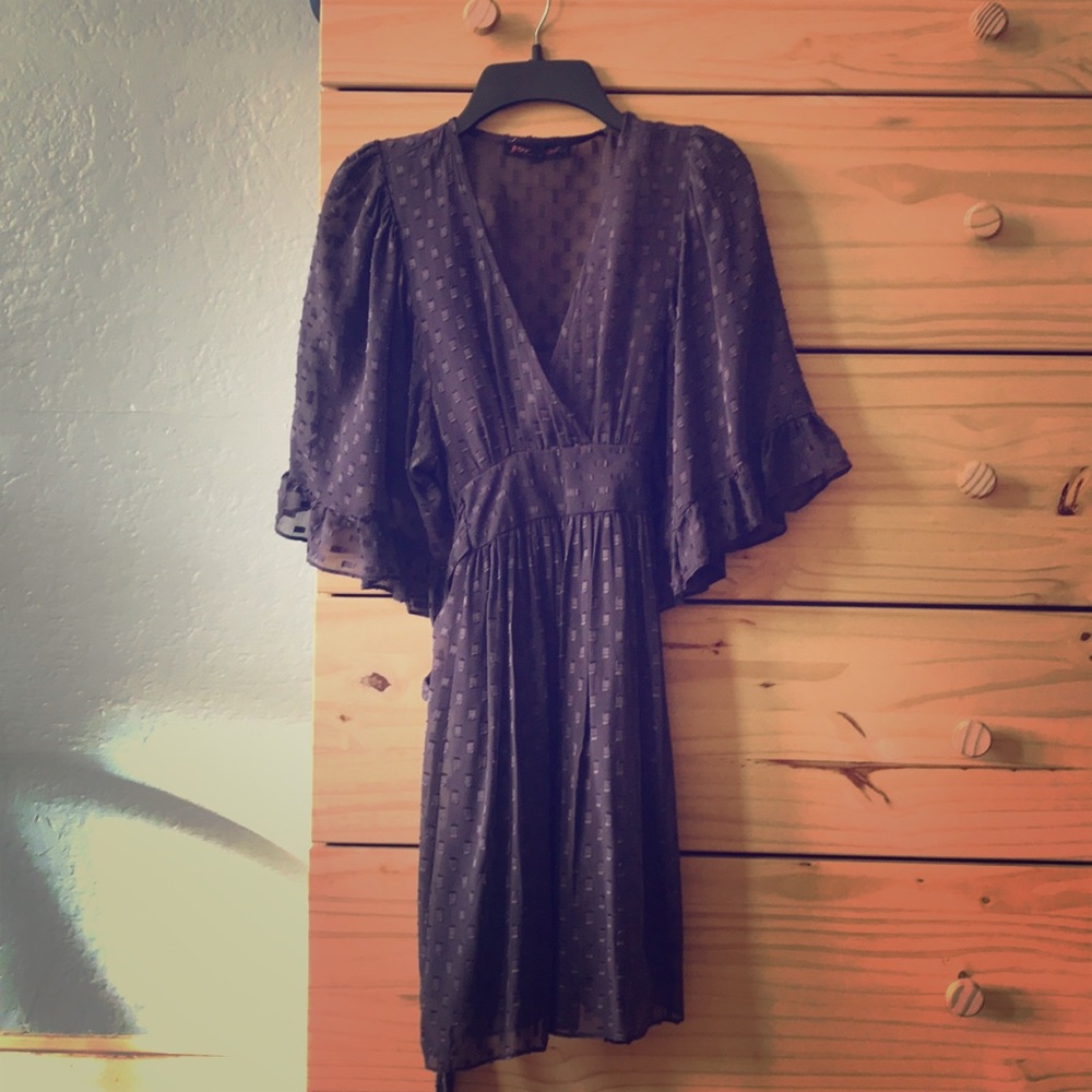 Rare Vintage Betsy Johnson romantic silk dress with slip